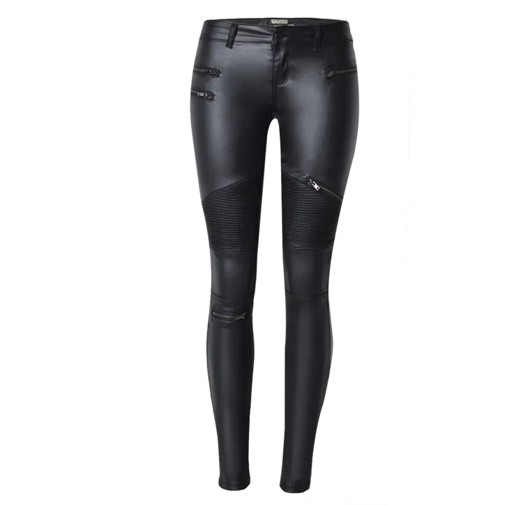 Leather pants - Black