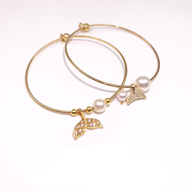 Mermaid Girl Heart Bracelet
