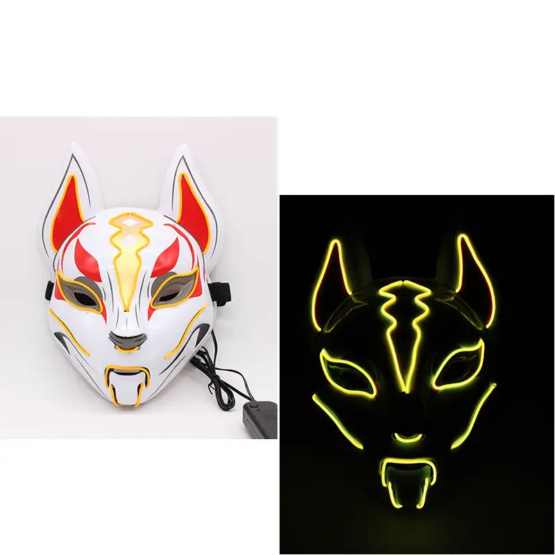 Glowing Cat Face Mask