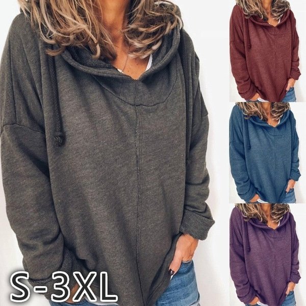 Casual long sleeve hoodie