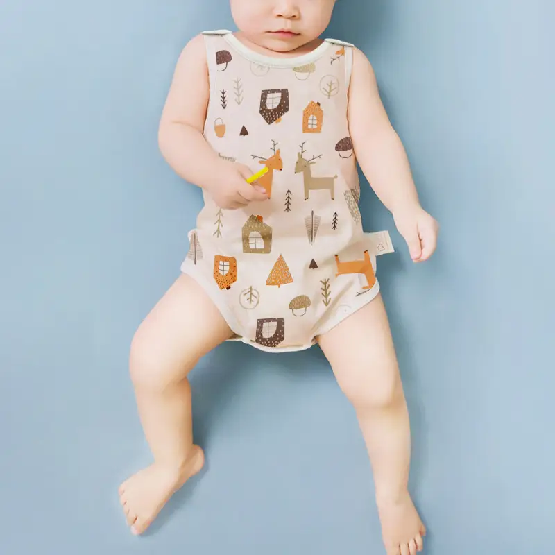 Newborn button mesh butt clothes