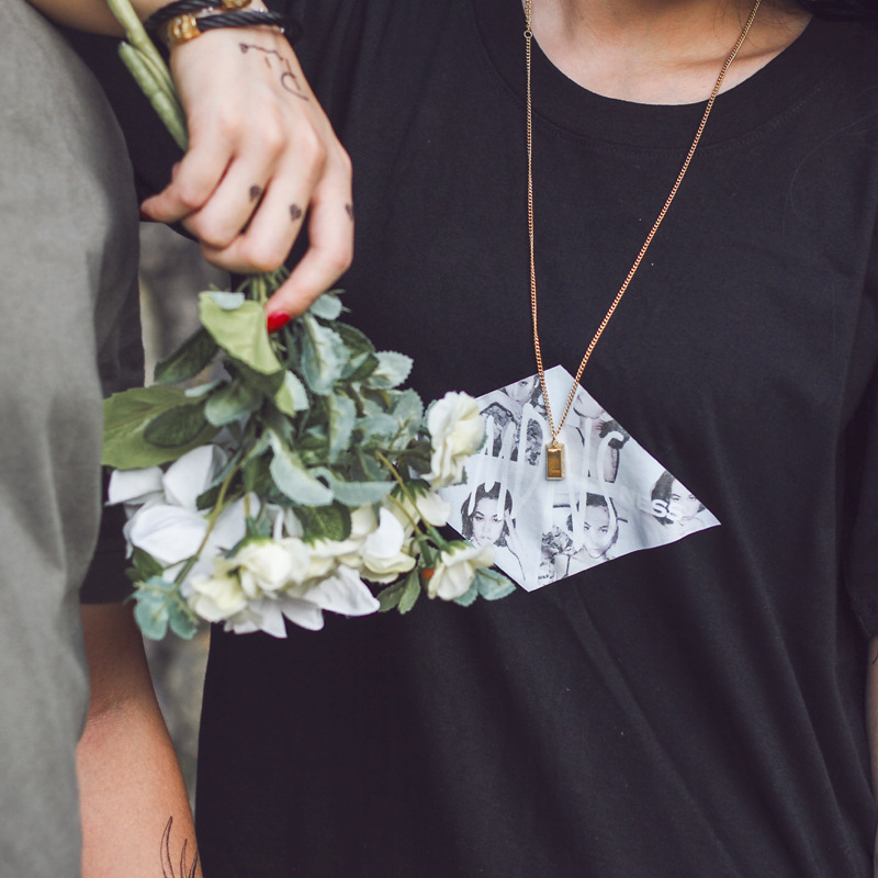 Small gold brick casting pendant