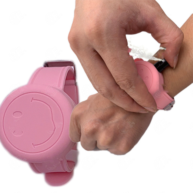 Hand sanitizer silicone wrist strap