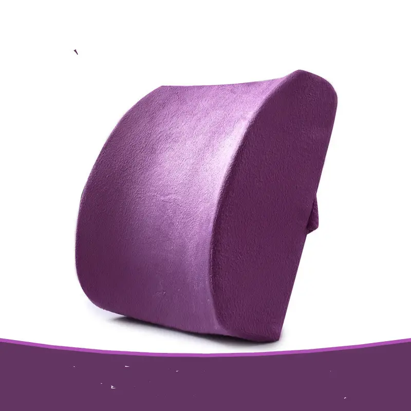 Car cushion with waist protection and slow rebound