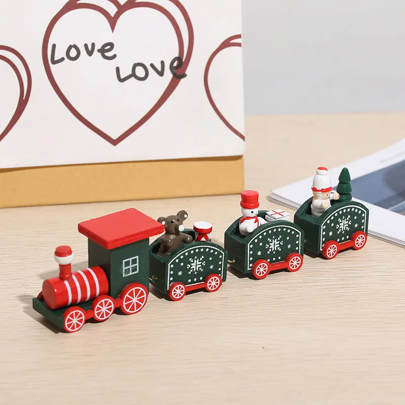 Wooden Christmas Train Christmas Decorations – image 7
