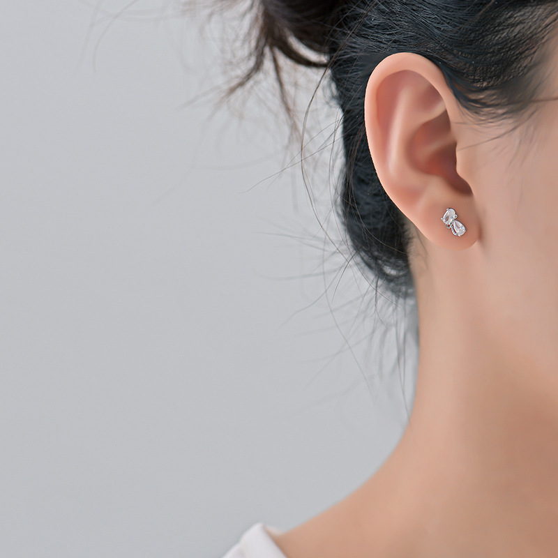 Dongdaemun cat cartoon earrings