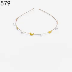 Simple forest girl with hair thin headband - Cht579 - View 1