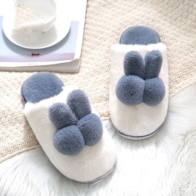 Women's winter home cotton slippers Grey - Shop at LoveMi