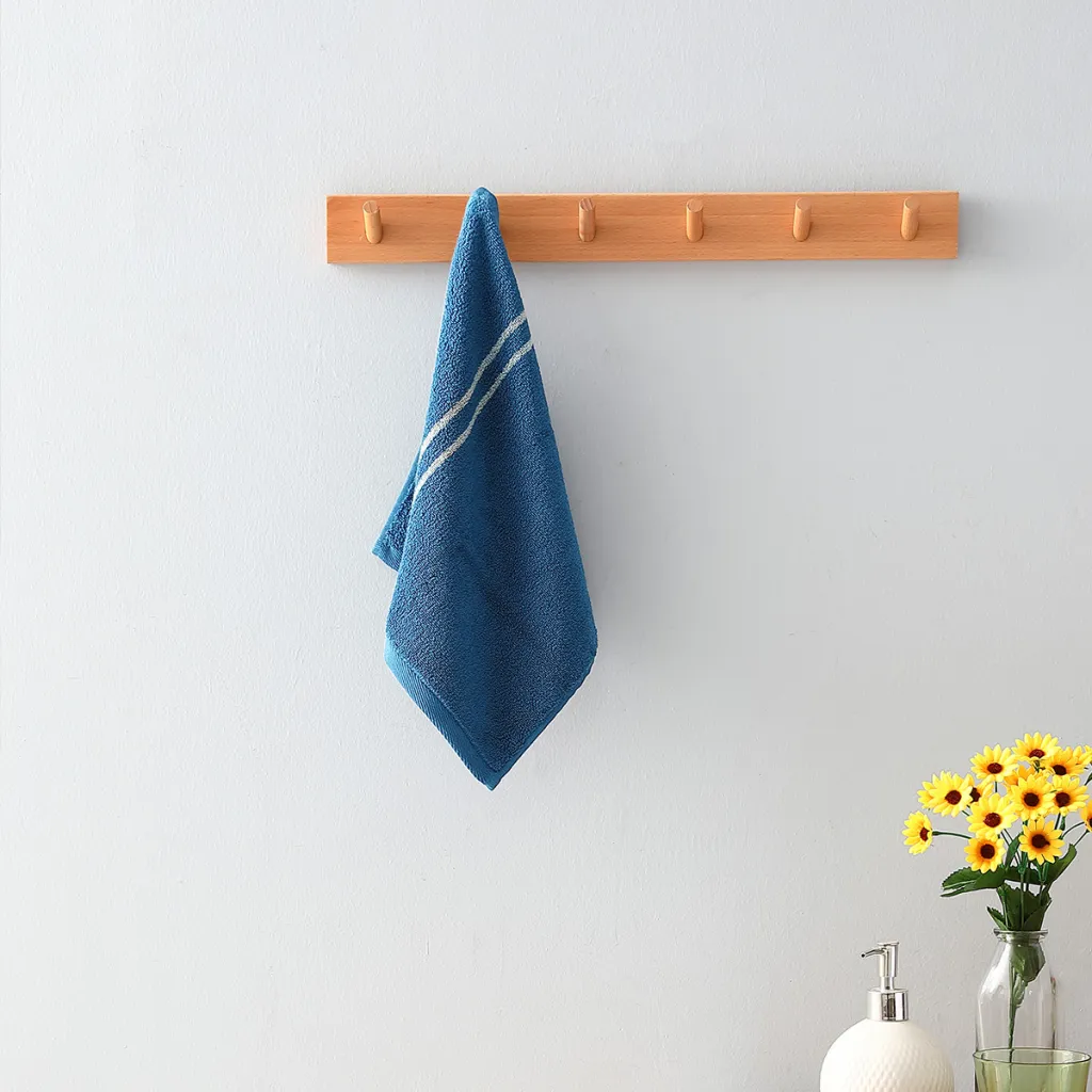 Smart sensor cotton square towel - Blue