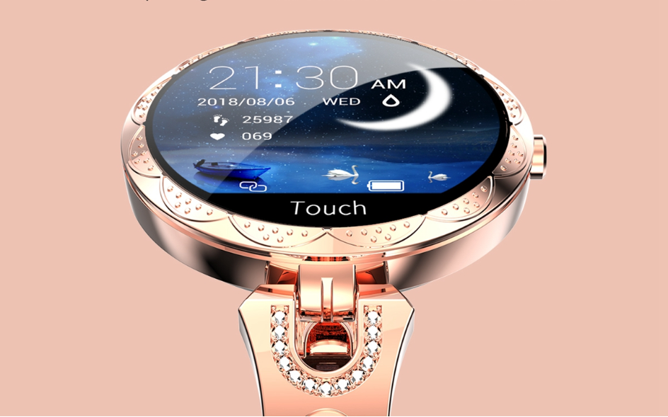 Fashion Women's Smart Watch Waterproof Wearable Device Heart Rate Monitor Sports Smartwatch for Women Ladies - Image 11