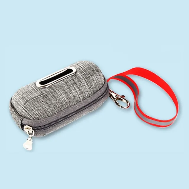 Portable Pet Dog Poop Bag Dispenser Pick Up Bags Holder Dark Grey - Shop at LoveMi