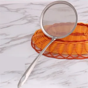 Stainless steel kitchen oil filter - Silver