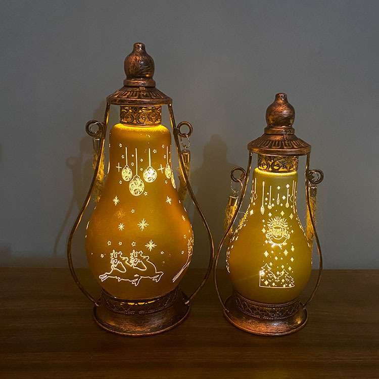 Decorate led oil lamp hotel family christmas