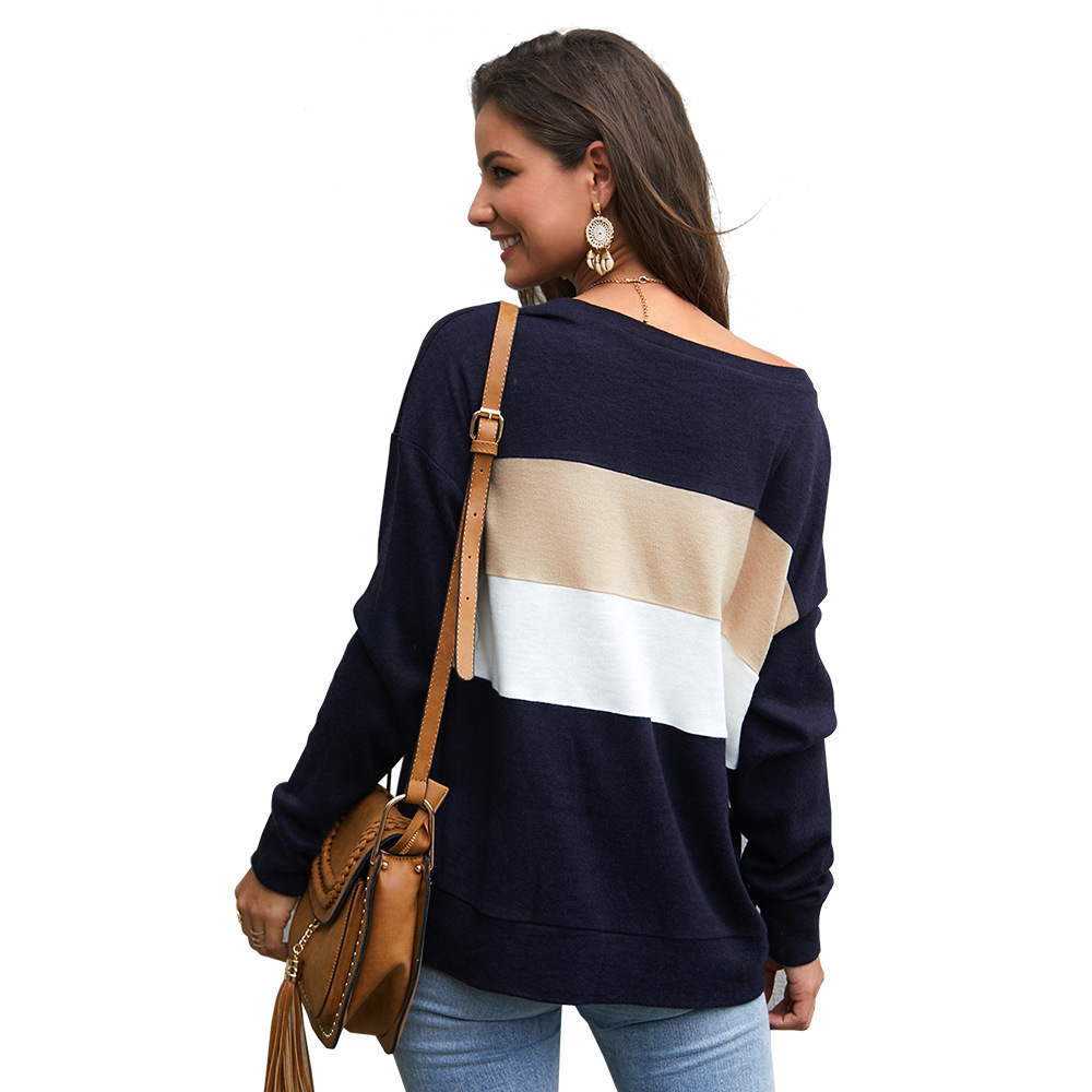 All-match striped sweater