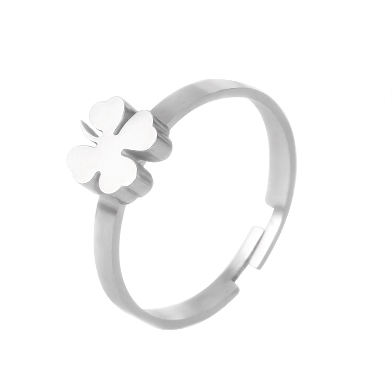 Simple and fashionable titanium steel ring