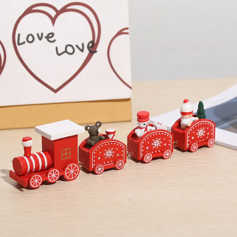 Wooden Christmas Train Christmas Decorations – image 9