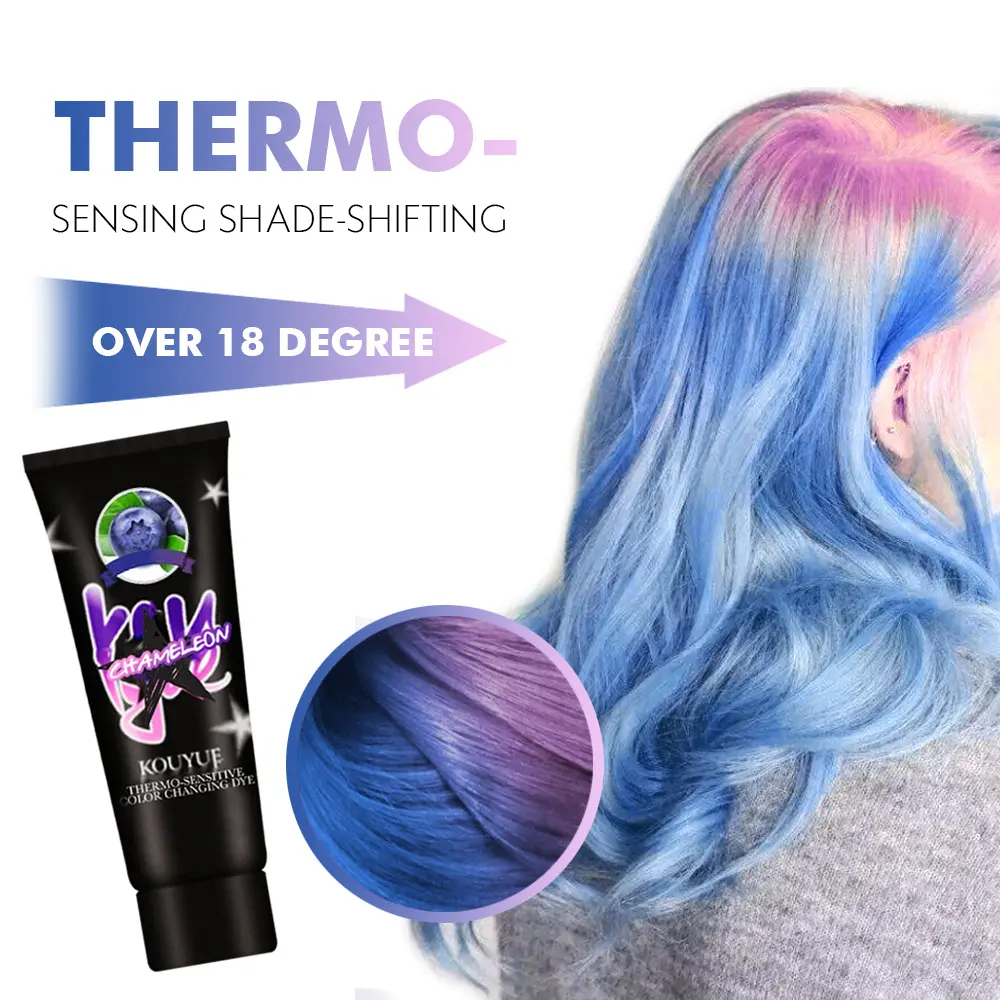 Professional Use Colour Cream Magical Thermochromic Semi Tool Permanent