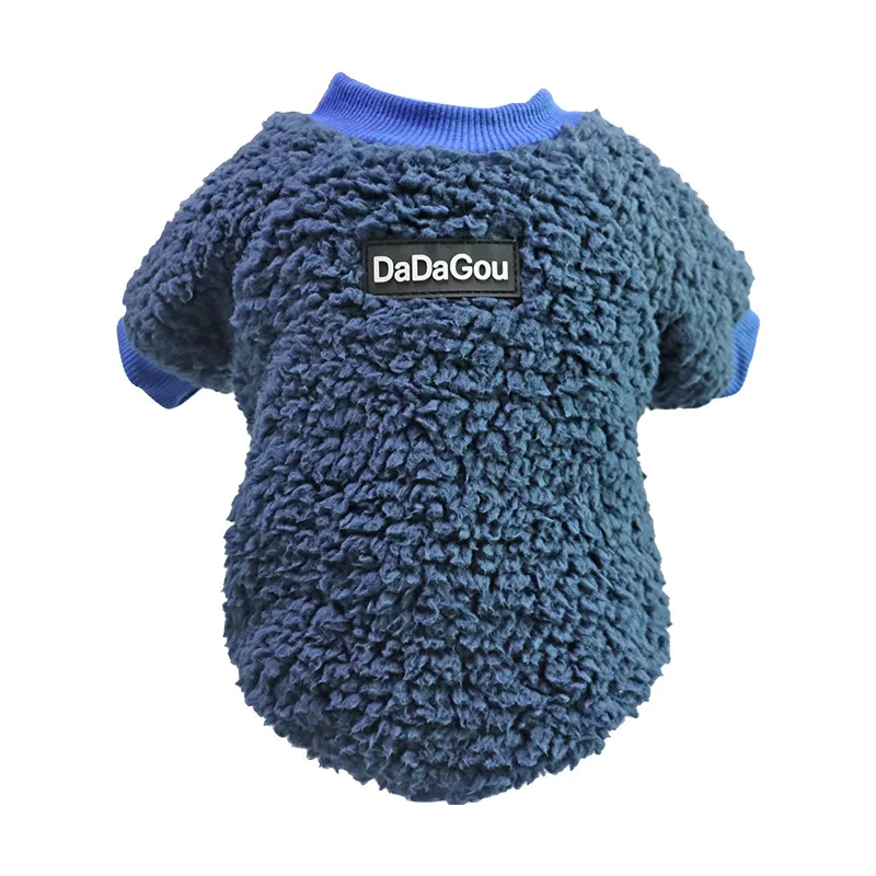 Pet thick warm two-legged clothing - Blue