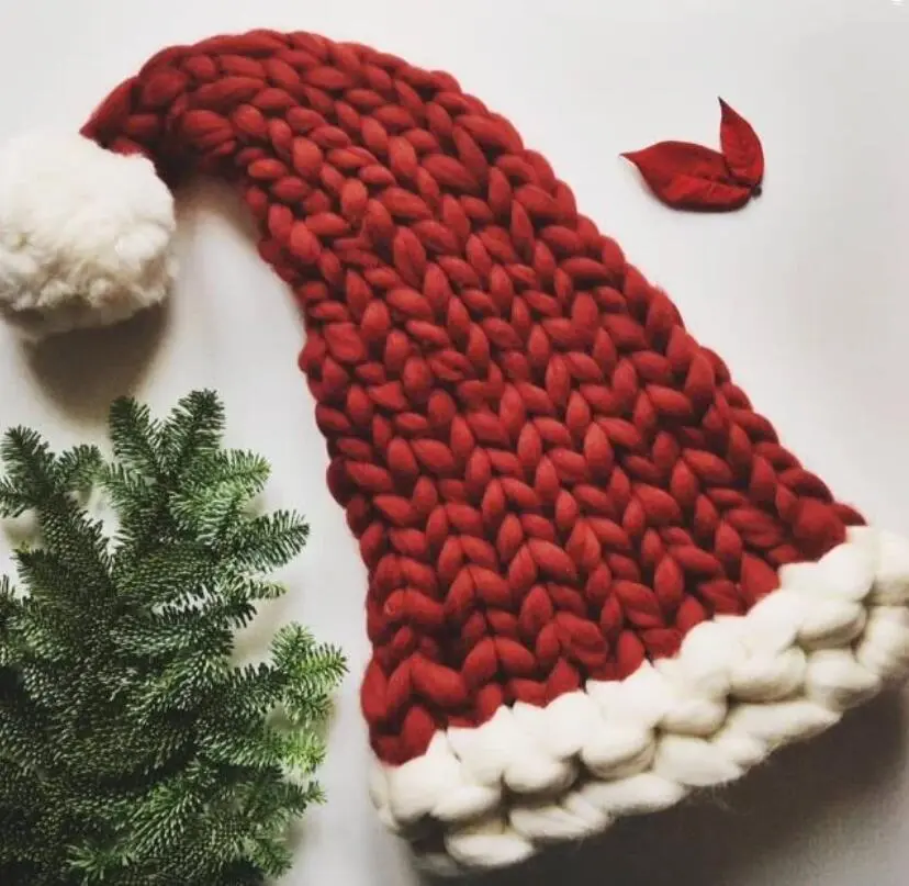 Parent-child Christmas hat - Claret