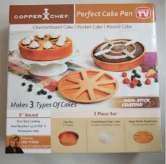 Copper Chef Perfect Cake Pan - Brown - View 1