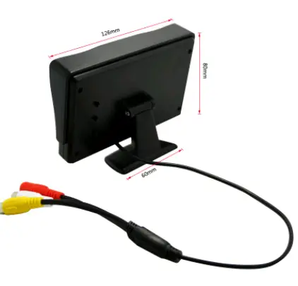12V-24V 4.3 inch car bracket display Rear view rear display car LCD display