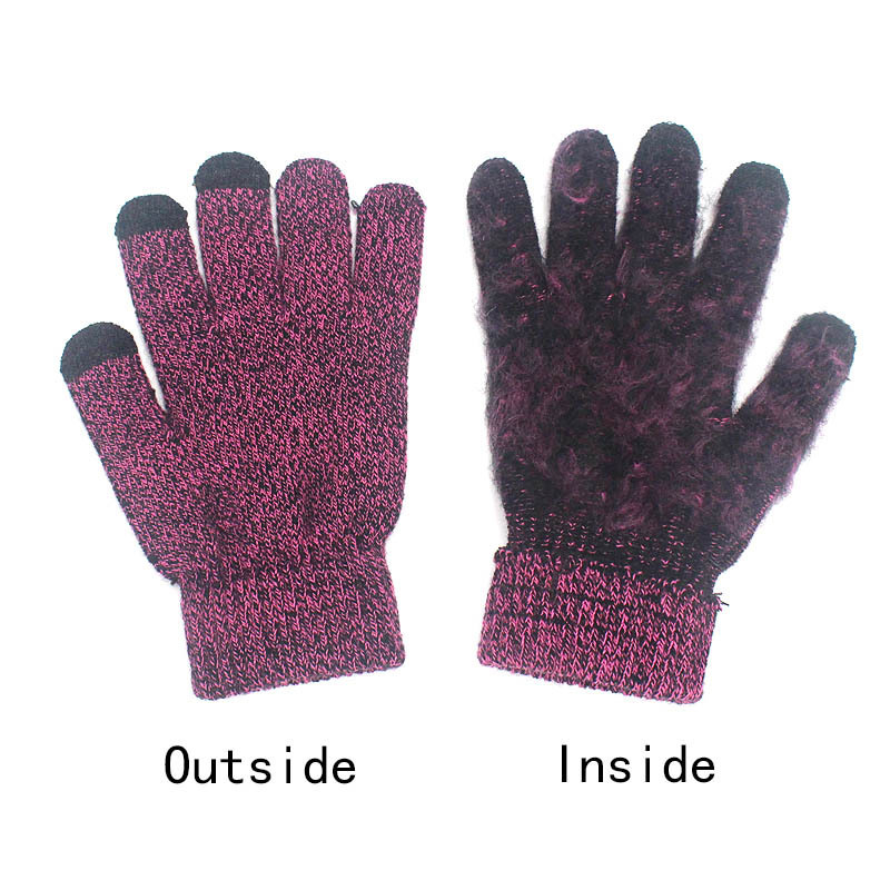Hat scarf touch screen gloves set