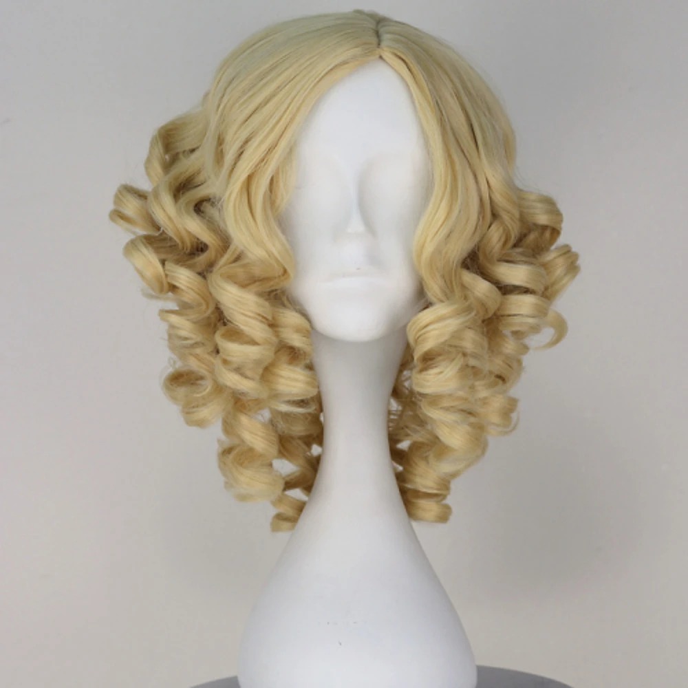 Godmother Cosplay Anime Wig Prom Nightclub Wig - Cream Color