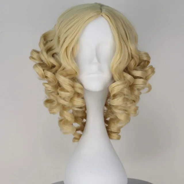 Godmother Cosplay Anime Wig Prom Nightclub Wig Cream Color - Shop at LoveMi