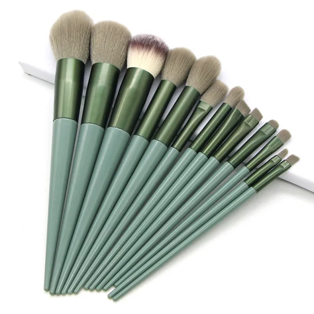 Makeup brush set Green - Shop at LoveMi