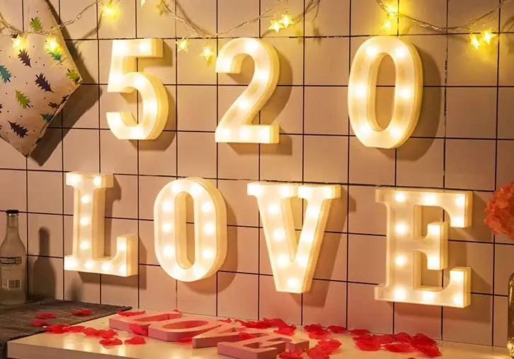 Home Improvement - Led Alphabet Night Light