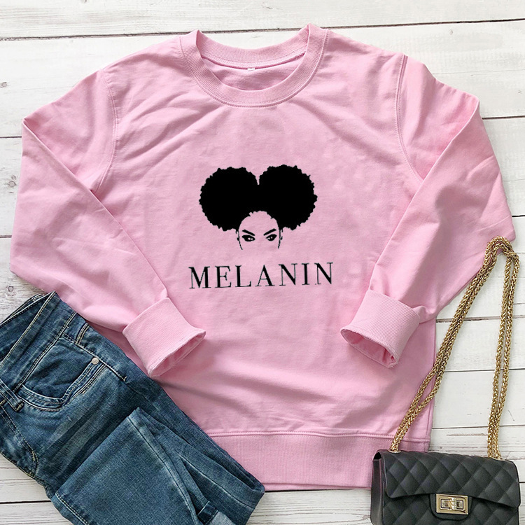 Crew neck printed sweatshirt