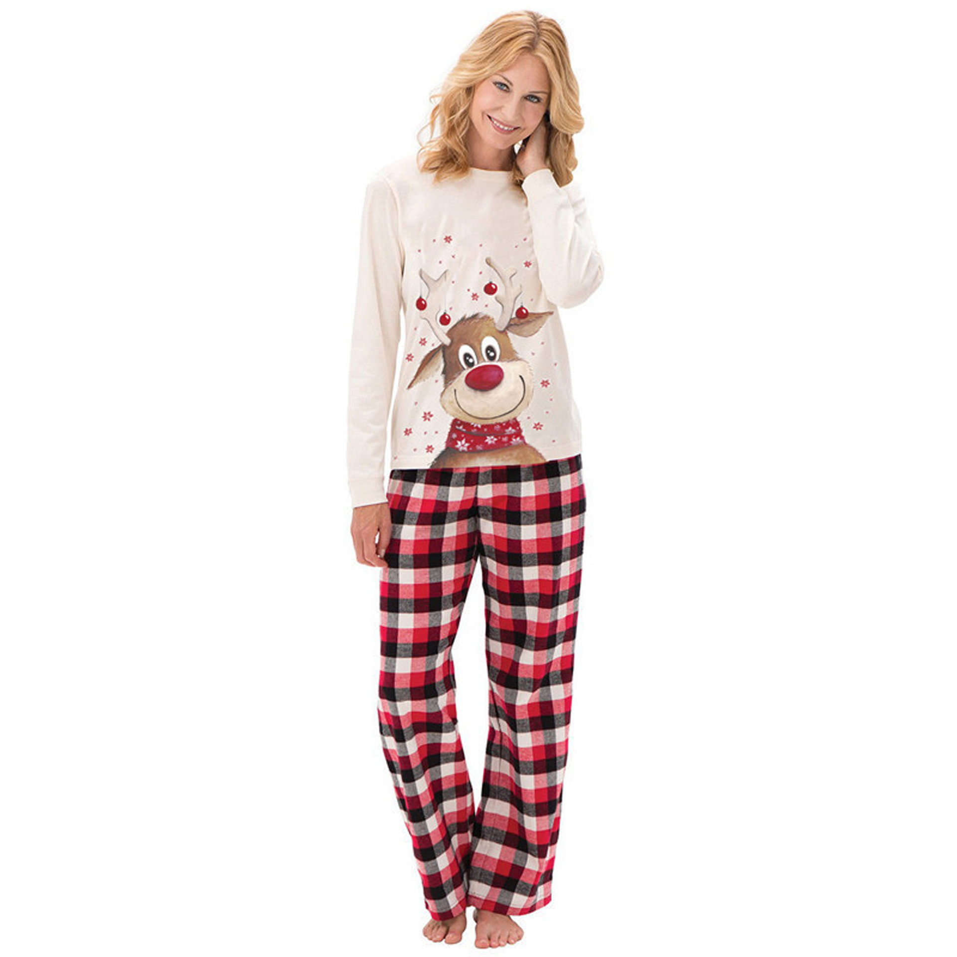 Elk Print Christmas Parent child Outfit Elk Xl Mom - Shop at LoveMi