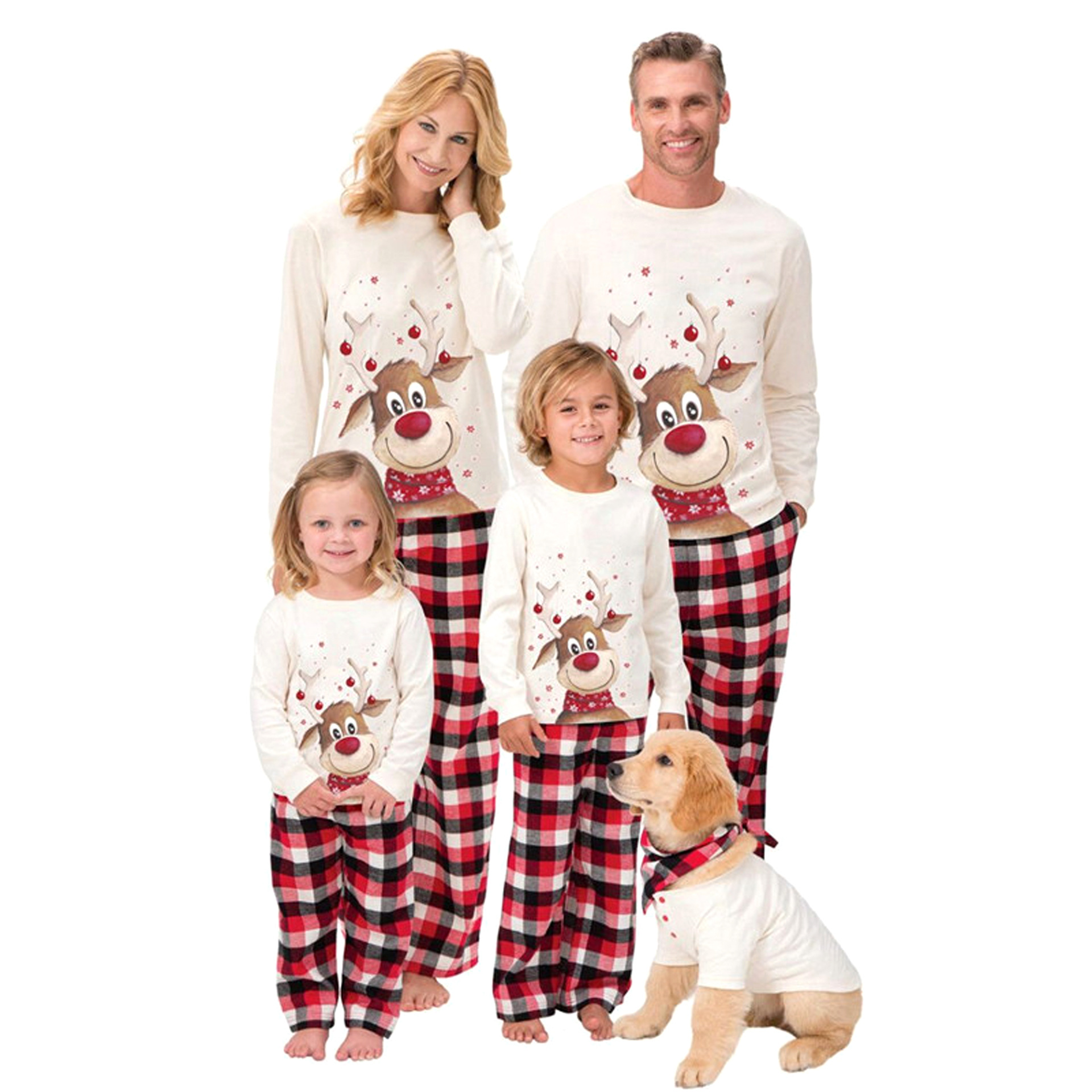 Elk Print Christmas Parent child Outfit Elk S Father - Shop at LoveMi