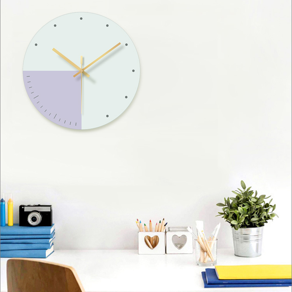 Glass Wall Clock, Silent Movement, picture 4 of 5