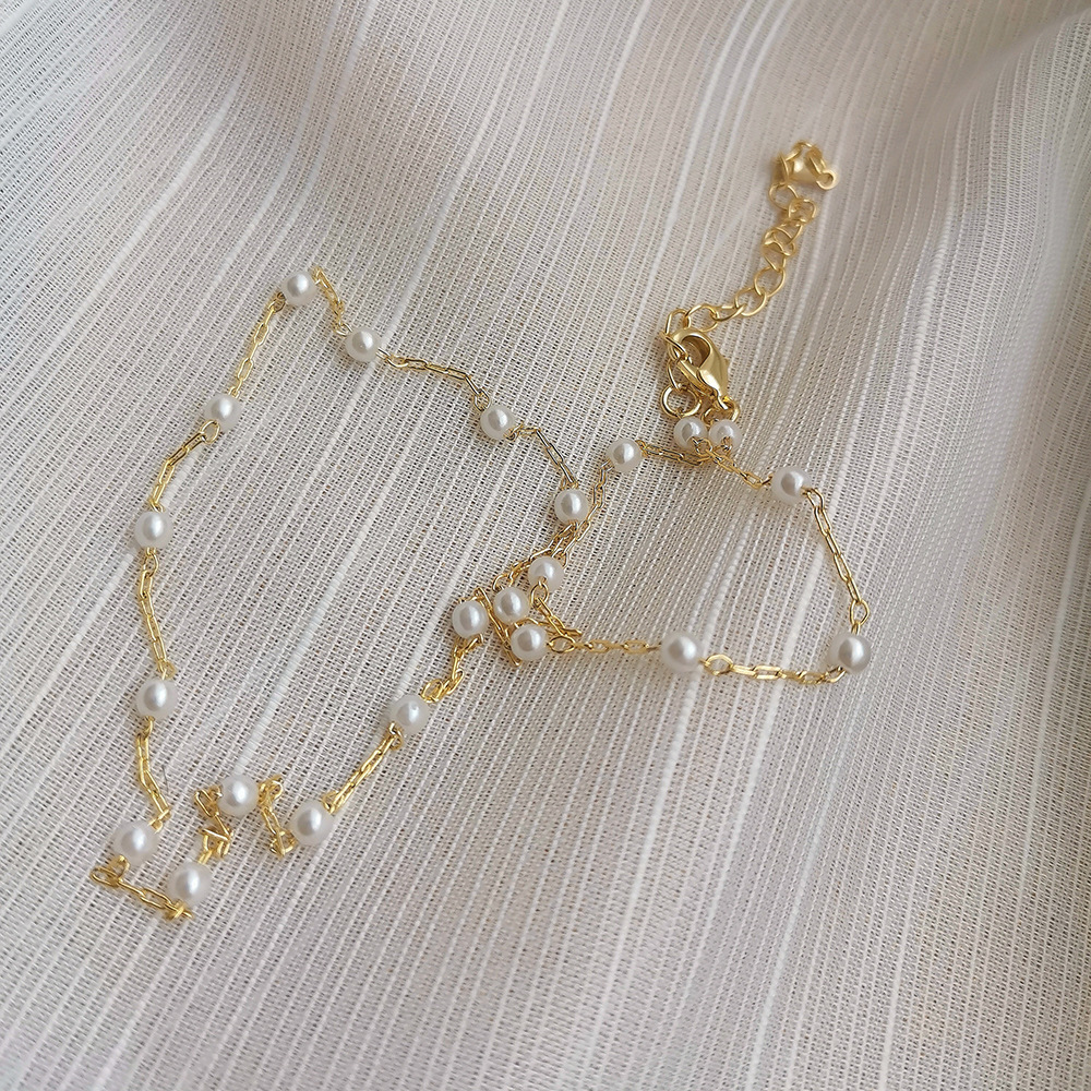 Temperament Pearl Pendant Clavicle Chain