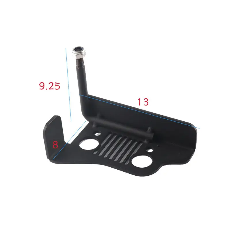 Front face plug in door pedal