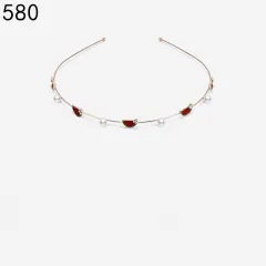 Simple forest girl with hair thin headband - Cht580 - View 1