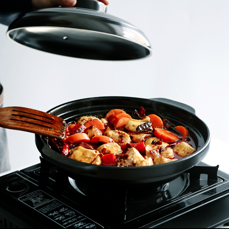 High temperature resistant shallow casserole