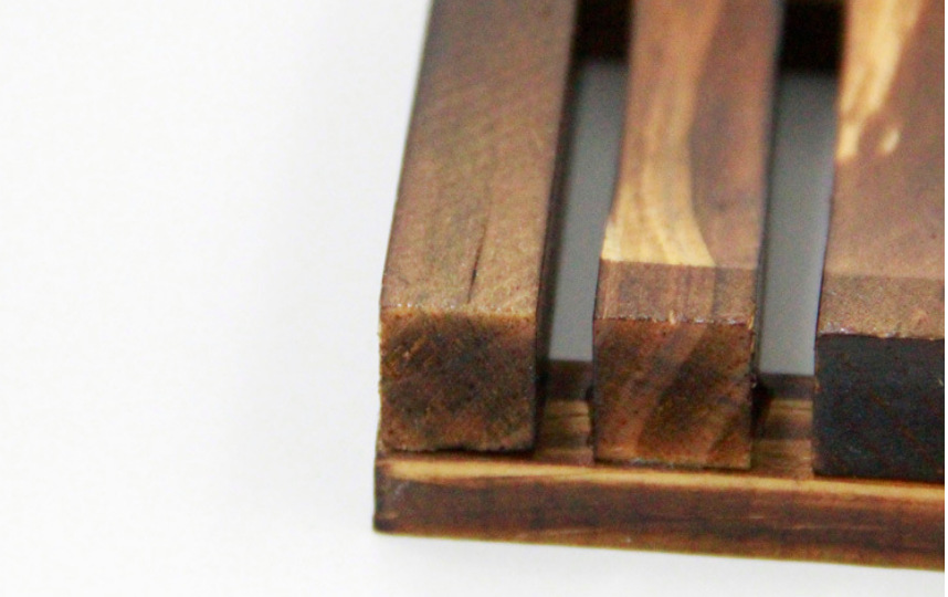 New retro soap box, wooden charcoal soap box, soap box