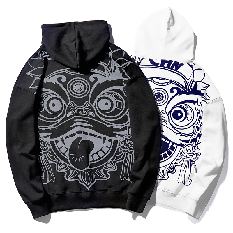 Lion Dance Hip Hop Cartoon Sweatshirt