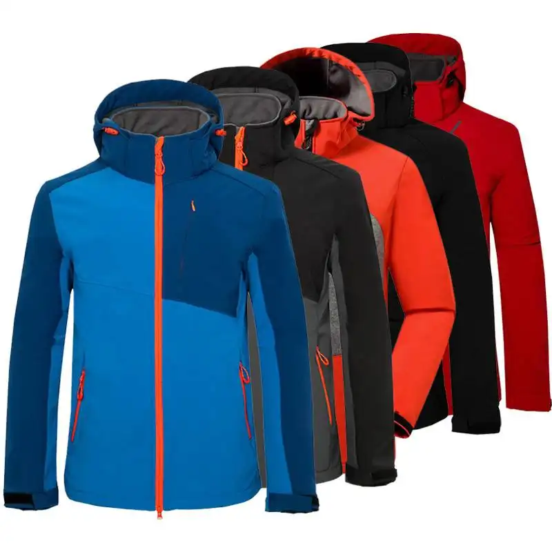 Men's outdoor mountaineering storm suit windbreaker soft