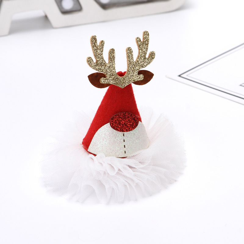 Christmas hat hairpin
