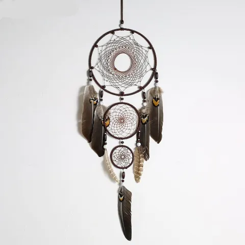 Boho Dream Catcher, natural stone