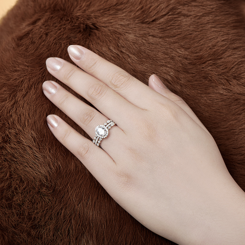 925 Sterling Silver Oval Ring