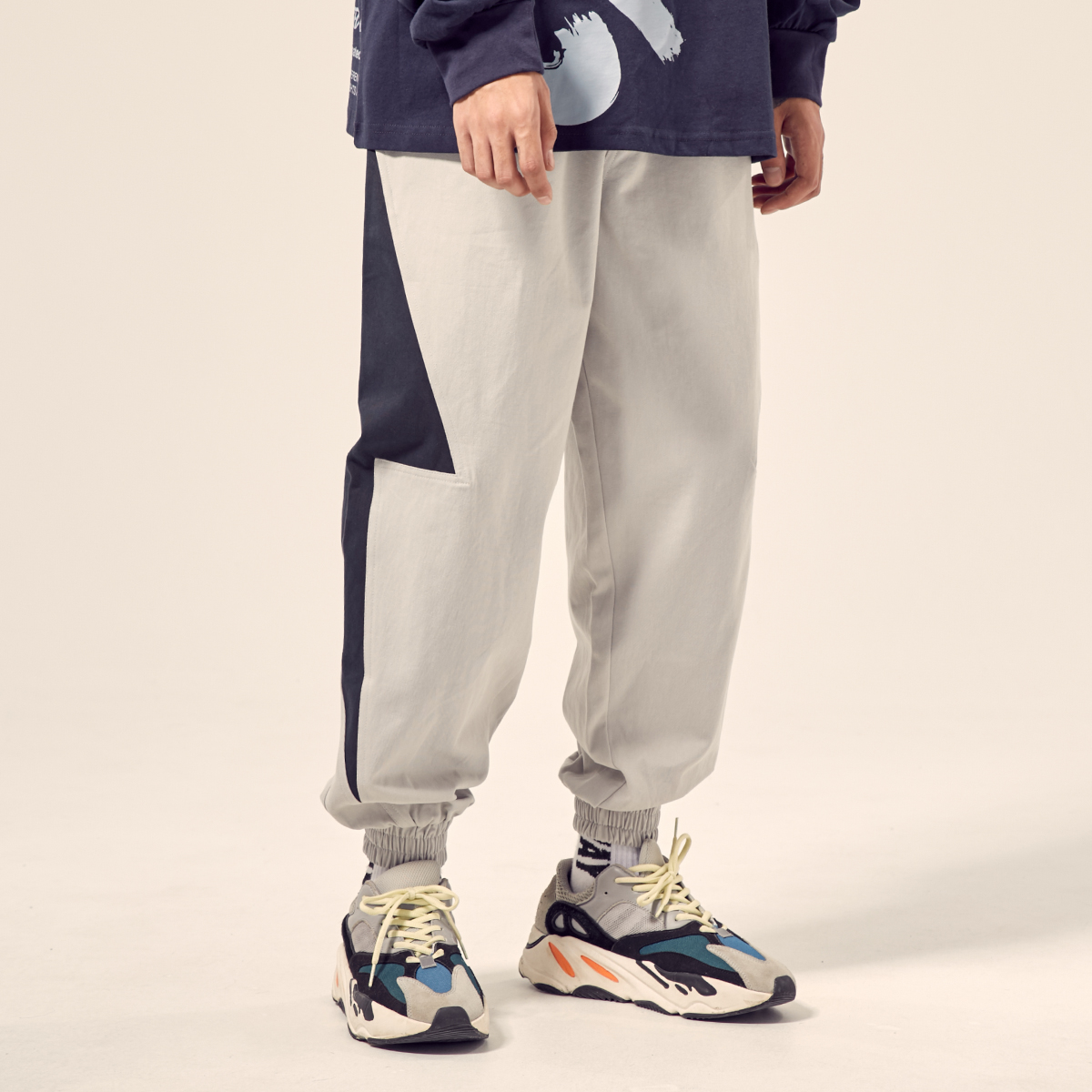 Men's side lightning trousers