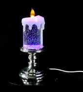 Colorful color changing crystal candle night light Photo Color - Shop at LoveMi
