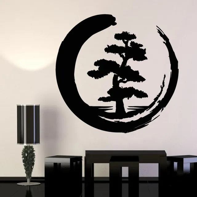 Oriental Zen Classical Wall Stickers Black - Shop at LoveMi