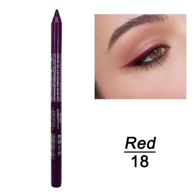 Long-lasting Eyeliner Pencil Waterproof 14 Colors - 18Color