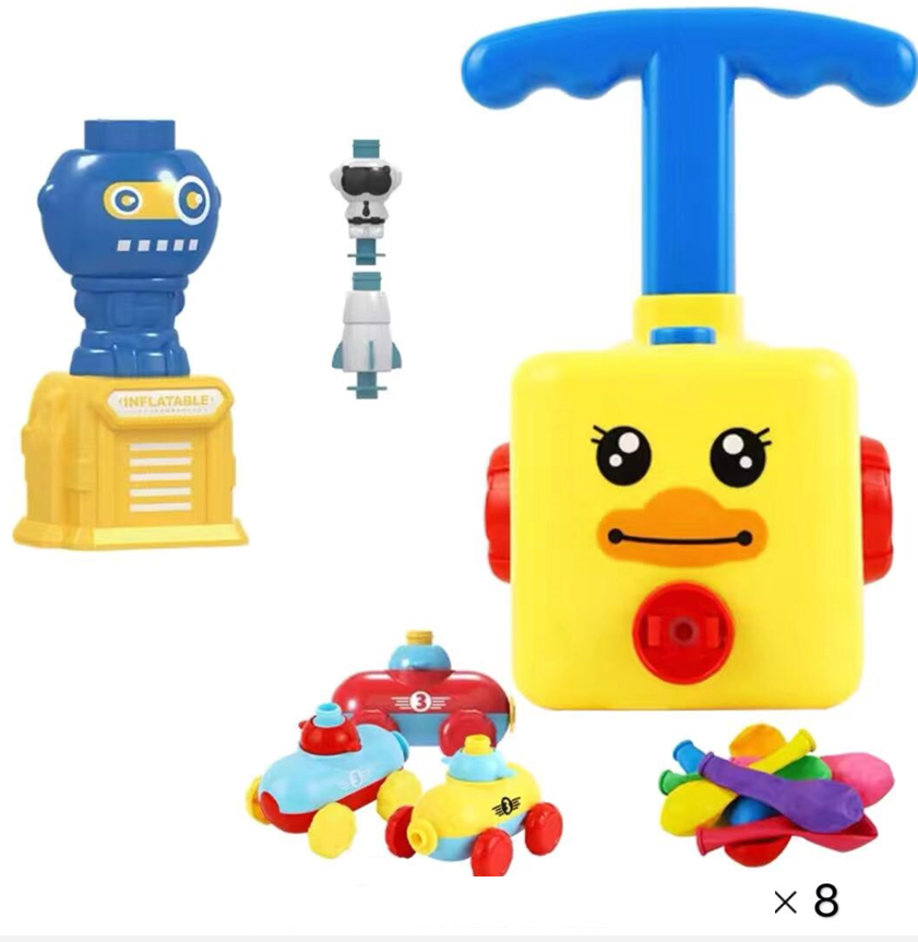 Power Balloon Launch Tower Toy Puzzle – A Yellow