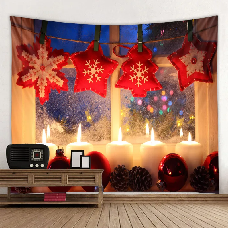 Tapestry wallcloth fireplace background cloth - 8Style